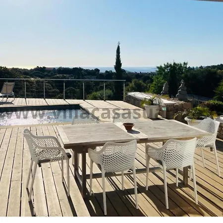 Vue Mer, Piscine Chauffee A Vecchio 别墅 维琪奥港