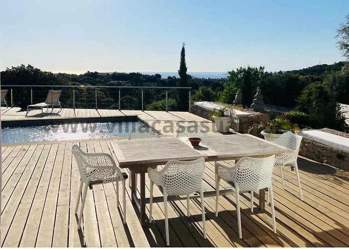 Vue Mer, Piscine Chauffee A Vecchio 别墅 维琪奥港