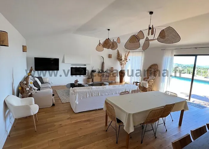 Vue Mer, Piscine Chauffee A Vecchio 别墅 维琪奥港